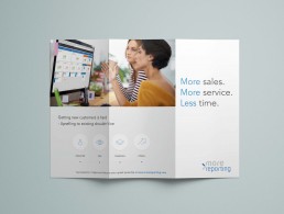 Brochure-design for MoreReporting