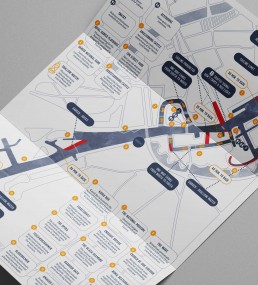 Design og layout af kort over Københavns kanaler for GoBoat