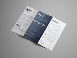 Design og layout af kort til GoBoat